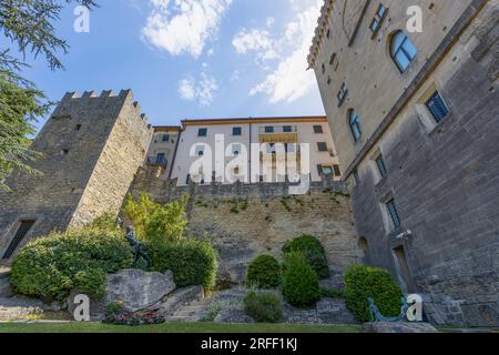 SAINT-MARIN, le 5 JUILLET 2022 - carrière d'arbalète (Cava dei Balestrieri) à Saint-Marin, Europe Banque D'Images