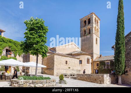 Espagne, Castille-et-Léon, Pedraza, église San Juan Bautista Banque D'Images