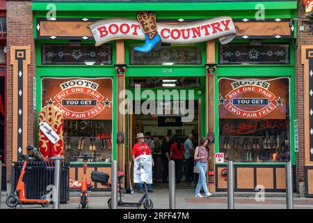 États-Unis, Tennessee, Nashville, le quartier du District Banque D'Images