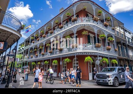 Etats-unis, Louisiane, La Nouvelle-Orléans, le Quartier Français Banque D'Images