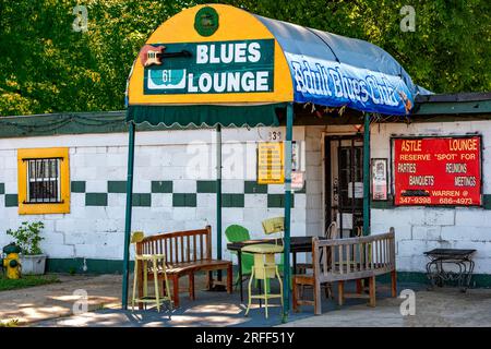 États-Unis, Mississippi, Leland, un club de blues Banque D'Images