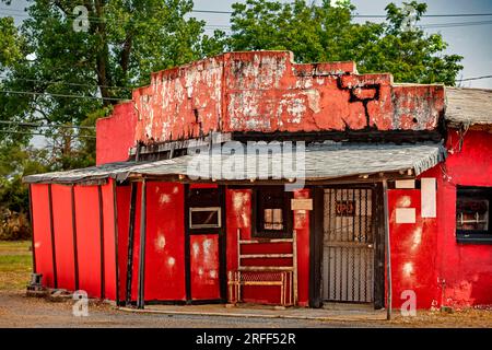 Etats-Unis, Mississippi, Tuwiller, c'est là que se trouve la tombe du bluesman Sonny Boy Williamson, dont le vrai nom est Aleck Miller, juke joint Banque D'Images