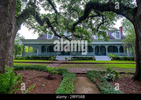 États-Unis, Louisiane, Saint Francisville, maison d'avant-guerre la Myrtles Plantation Banque D'Images