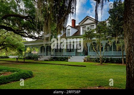 États-Unis, Louisiane, Saint Francisville, maison d'avant-guerre la Myrtles Plantation Banque D'Images