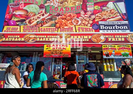 États-Unis, Louisiane, Breaux Bridge, le Festival des écrevisses est l'un des plus grands festivals acadiens de Louisiane Banque D'Images