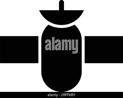 conception d'illustration vectorielle d'icône de satellite d'espace extra-atmosphérique Illustration de Vecteur