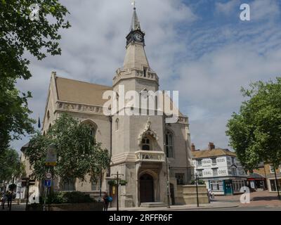 Hôtel de ville de Banbury par une journée ensoleillée Banque D'Images