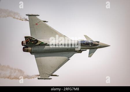 Eurofighter de l'armée de l'air italienne, F-2000 Typhoon au Royal International Air Tattoo 2023 Banque D'Images