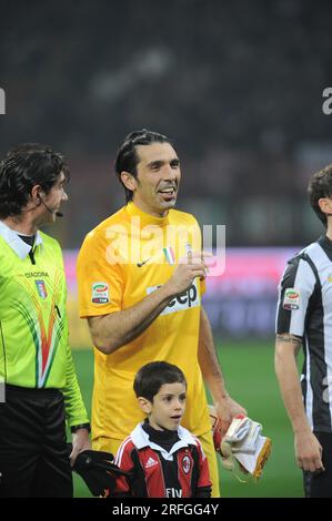 Milan Italie 2012-11-25, Gianluigi Buffon, gardien de but de la Juventus, lors du match de championnat de la Juventus de Milan Banque D'Images