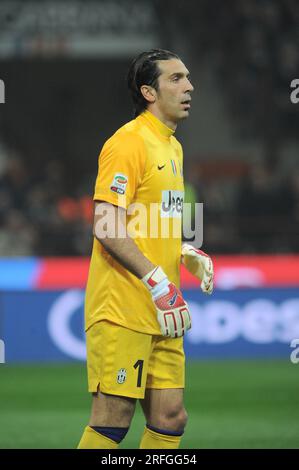 Milan Italie 2012-11-25, Gianluigi Buffon, gardien de but de la Juventus, lors du match de championnat de la Juventus de Milan Banque D'Images