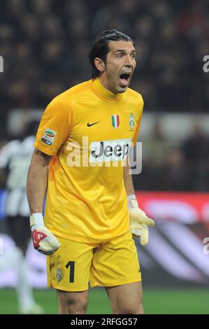 Milan Italie 2012-11-25, Gianluigi Buffon, gardien de but de la Juventus, lors du match de championnat de la Juventus de Milan Banque D'Images