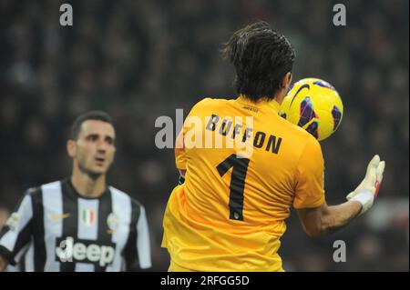 Milan Italie 2012-11-25, Gianluigi Buffon, gardien de but de la Juventus, lors du match de championnat de la Juventus de Milan Banque D'Images