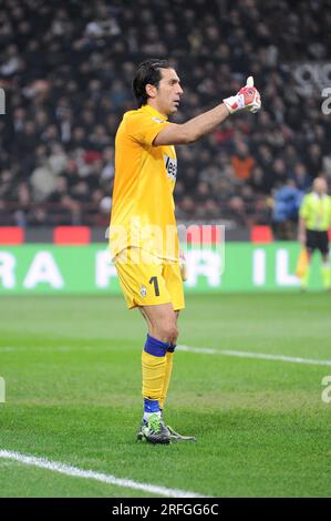 Milan Italie 2012-11-25, Gianluigi Buffon, gardien de but de la Juventus, lors du match de championnat de la Juventus de Milan Banque D'Images