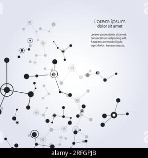 Contexte médical. Biologie, contexte scientifique. Modèle de conception moderne pour la conception de papier peint. Concept futuriste de science Illustration de Vecteur