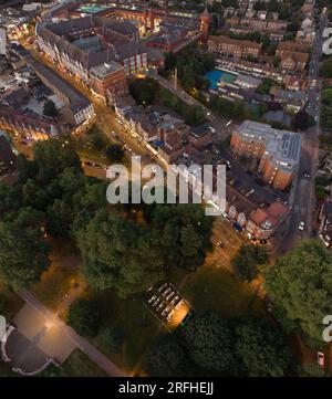 Ealing Green, cinéma en plein air, Ealing Broadway Banque D'Images