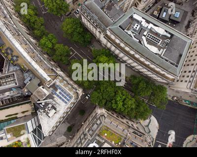 Strand Aldwych la piétonnisation de Strand, Un nouvel espace public majeur pour Londres Banque D'Images