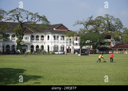 King Edward VII School une école secondaire de premier ordre pour garçons située à Taiping, en Malaisie. C'est l'une des plus anciennes écoles de Malaisie. Banque D'Images