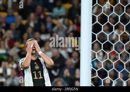 Brisbane, Australie. 03 août 2023. Football, femmes : coupe du monde, Corée du Sud - Allemagne, tour préliminaire, Groupe H, journée 3, Lang Park : Alexandra Popp, allemande. Crédit : Sebastian Christoph Gollnow/dpa/Alamy Live News Banque D'Images