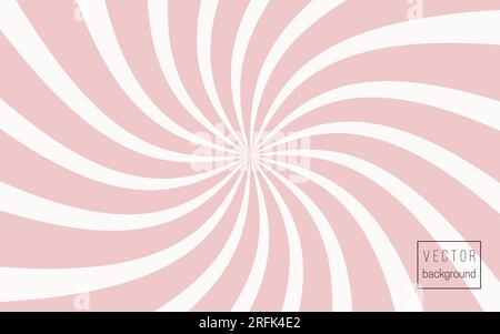 Délicat fond de bonbons vectoriels pastel de rayures tourbillonnantes pour bannière, site Web, carte postale Illustration de Vecteur