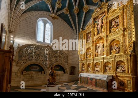 Église de Tarazona, retable de la chapelle de l'Immaculée conception. Tarazona Cathedral est une église catholique romaine située à Tarazona, Zaragoz Banque D'Images