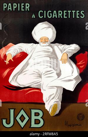 Leonetto Cappiello (1875-1942) Job - papier à cigarettes - affiche publicitaire 1933 Banque D'Images