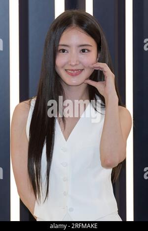 Séoul, Corée du Sud. 4 août 2023. L'actrice sud-coréenne Lee se-young assiste à un photocall pour l'événement Pop-Up Open Estee Lauder Launge à Séoul, en Corée du Sud, le 4 août 2023. (Photo : Lee Young-ho/Sipa USA) crédit : SIPA USA/Alamy Live News Banque D'Images