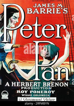 Peter Pan de James M Barrie. Une production de Herbert Brenon, Roy Pomeroy et Willis Goldbeck. Banque D'Images