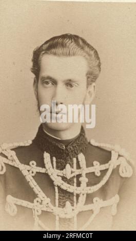 Le grand-duc Paul Alexandrovitch de Russie ( 3 octobre 1860 N.S. - 30 janvier 1919 N.S. ) était le huitième enfant du tsar Alexandre II de Russie et de sa première épouse l'impératrice Marie Alexandrovna Banque D'Images