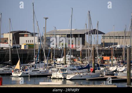 France, région hauts-de-France, département du Nord, Dunkerque, quartier du Grand large et zone portuaire, FRAC Grand-large hauts-de-France (collection publique régionale d'art contemporain) Banque D'Images