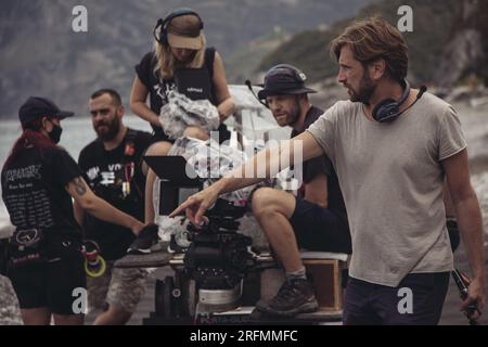 Triangle de tristesse année : 2022 Suède / Royaume-Uni / France réalisateur : Ruben Östlund Ruben Östlund photo de tournage Banque D'Images