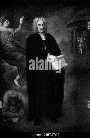 Portrait du 18e siècle de Jonathan Swift (1667-1745) par Francis Bindon. SWIFT était un satiriste anglo-irlandais, auteur, essayiste, pamphlétaire politique (d'abord pour les Whigs, puis pour les Tories), poète et clerc anglican qui est devenu doyen de la cathédrale Saint-Patrick de Dublin. On se souvient de lui pour des œuvres telles que A Tale of a Tub (1704), a argument Against Abolising Christianity (1712), Gulliver's Travels (1726) et A Modest Proposal (1729). Il est considéré par la Encyclopædia Britannica comme le plus important satiriste en prose de la langue anglaise. Banque D'Images