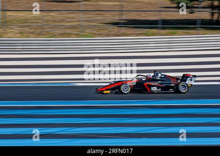 Championnat d'Italie F4 au circuit Paul Ricard , Castellet, FRANCE, 22/07/2023 Florent 'MrCrash' B. Banque D'Images