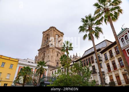 La cathédrale de Grenade, Santa Iglesia Catedral Metropolitana de la Encarnacion de Granada, est une église catholique romaine dans la ville de Grenade, en Espagne. Banque D'Images