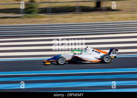 Championnat d'Italie F4 au circuit Paul Ricard , Castellet, FRANCE, 22/07/2023 Florent 'MrCrash' B. Banque D'Images