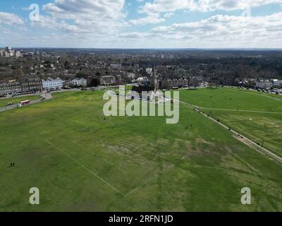 Blackheath au printemps Londres vue aérienne drone Royaume-Uni Banque D'Images