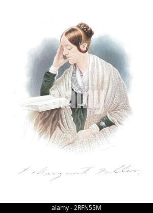 Margaret Fuller (23 mai 1810 - 19 juillet 1850) était une transcendantaliste, journaliste, rédactrice et critique américaine. Banque D'Images