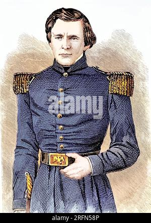 Ulysses S. Grant comme jeune soldat, 1843 Banque D'Images