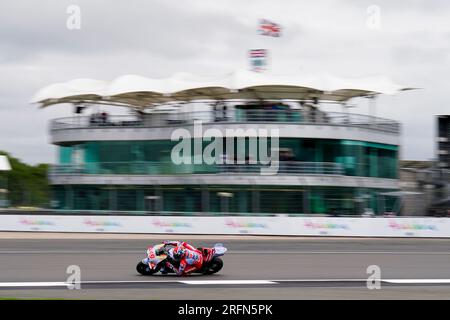 Silverstone, Royaume-Uni. 04 août 2023. Fabio Di Giannantonio 49 Gresini Racing MotoGP Italie lors du Monster Energy British Grand Prix MotoGP sur le circuit de Silverstone, Silverstone, Royaume-Uni le 4 août 2023 crédit : Every second Media/Alamy Live News Banque D'Images