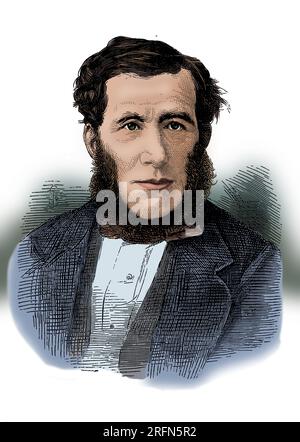 John Bennet Lawes, 1e baronnet (28 décembre 1814 - 31 août 1900) était un entrepreneur anglais et scientifique agricole. Banque D'Images