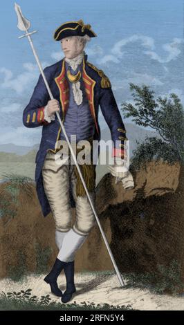 David Wooster (13 mars 1711 - 2 mai 1777) était un général américain de la Révolution américaine. Banque D'Images