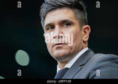 Sheffield, Royaume-Uni. 04 août 2023. Sheffield Wednesday Manager Xisco Munoz lors du Sheffield Wednesday FC vs Southampton FC EFL Championship Match au Hillsborough Stadium, Sheffield, Royaume-Uni le 4 août 2023 Credit : Every second Media/Alamy Live News Banque D'Images