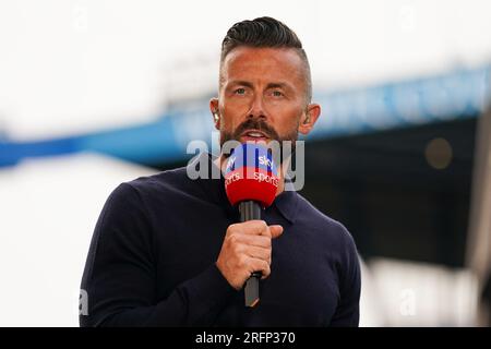 Sheffield, Royaume-Uni. 04 août 2023. Sky Sports David Prutton lors du Sheffield Wednesday FC vs Southampton FC EFL Championship Match au Hillsborough Stadium, Sheffield, Royaume-Uni le 4 août 2023 Credit : Every second Media/Alamy Live News Banque D'Images