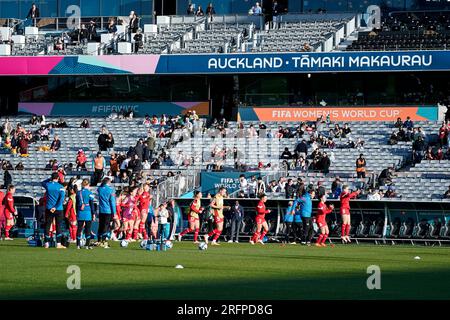 Auckland, Nouvelle-Zélande. 5 août 2023. Coupe du monde féminine de la FIFA 2023 Round of 16 - Suisse vs Espagne. DAT DO/Alamy Live News. Banque D'Images