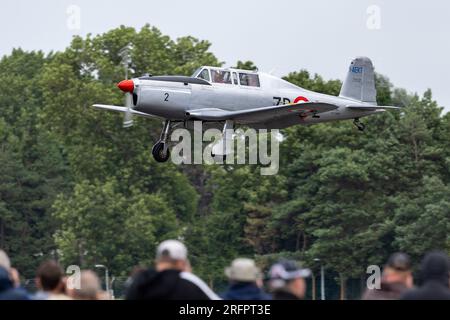 Fiat G46-4B, arrivée à la RAF Fairford pour le Royal International Air Tattoo 2023. Banque D'Images