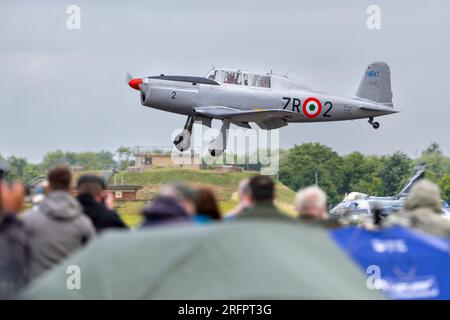 Fiat G46-4B, arrivée à la RAF Fairford pour le Royal International Air Tattoo 2023. Banque D'Images