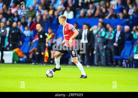 Hillsborough Stadium, Sheffield, Angleterre - 4 août 2023 James Ward-Prowse (8) de Southampton - pendant le match Sheffield Wednesday contre Southampton, EFL Championship, 2023/24, Hillsborough Stadium, Sheffield, Angleterre - 4 août 2023 crédit : Arthur Haigh/WhiteRosePhotos/Alamy Live News Banque D'Images