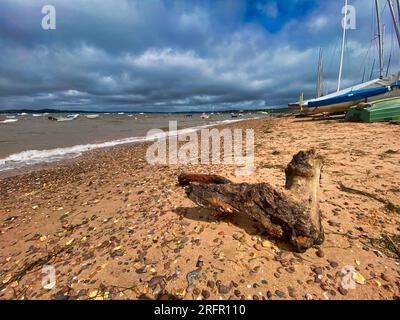 Estuaire d'Exmouth dans le Devon, Royaume-Uni Banque D'Images
