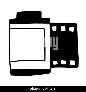 Bande de film Doodle Illustration de Vecteur