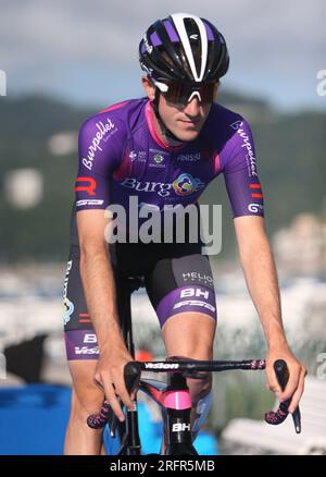 Burgos-BH vainqueur lors de la Clasica San Sebastian 2023, course cycliste UCI World Tour, Donostia - Donostia (230,3 km) le 29 juillet 2023 en Espagne - photo Laurent Dairys / DPPI Banque D'Images