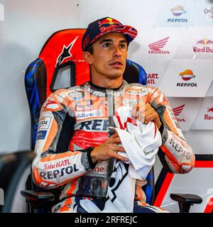 NORTHAMPTON, ROYAUME-UNI. 05 août 23. Lors du Grand Prix de Grande-Bretagne Monster Energy au circuit de Silverstone le samedi 05 août 2023 à NORTHAMPTON, EN ANGLETERRE. Crédit : Taka G Wu/Alamy Live News Banque D'Images